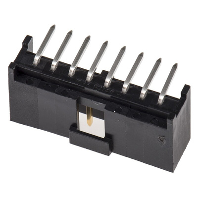Molex C-Grid III Series Right Angle Through Hole PCB Header, 8 Contact(s), 2.54mm Pitch, 1 Row(s), Shrouded