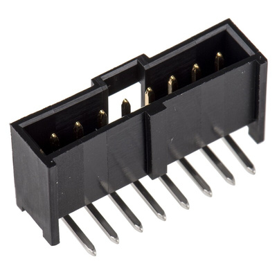 Molex C-Grid III Series Right Angle Through Hole PCB Header, 8 Contact(s), 2.54mm Pitch, 1 Row(s), Shrouded