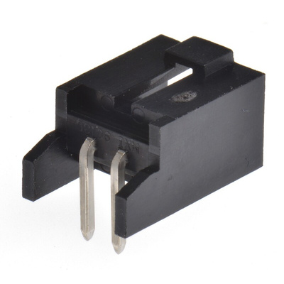 Molex C-Grid III Series Right Angle Through Hole PCB Header, 2 Contact(s), 2.54mm Pitch, 1 Row(s), Shrouded