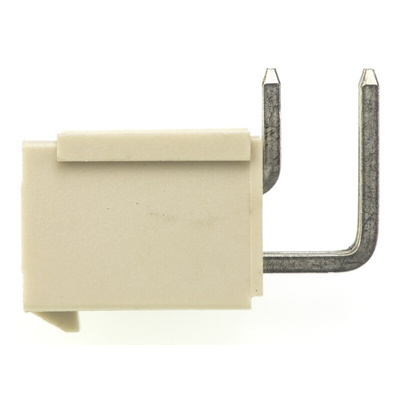 Molex Mini-Fit Jr. Series Right Angle Through Hole PCB Header, 4 Contact(s), 4.2mm Pitch, 2 Row(s), Shrouded