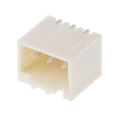 Molex Pico-SPOX Series Right Angle Surface Mount PCB Header, 3 Contact(s), 1.5mm Pitch, 1 Row(s), Shrouded