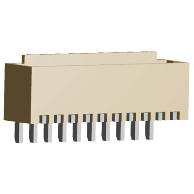 Molex Pico-SPOX Series Right Angle Surface Mount PCB Header, 10 Contact(s), 1.5mm Pitch, 1 Row(s), Shrouded