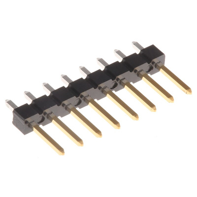 Amphenol Communications Solutions BergStik Series Straight Through Hole Pin Header, 8 Contact(s), 2.54mm Pitch, 1
