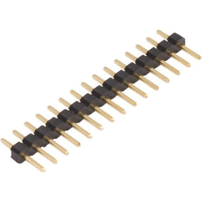 Amphenol Communications Solutions BergStik Series Right Angle Through Hole Pin Header, 36 Contact(s), 2.54mm Pitch, 1