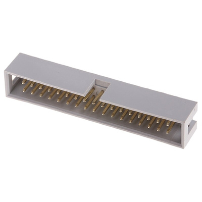 ASSMANN WSW AWHW Series Straight Through Hole PCB Header, 34 Contact(s), 2.54mm Pitch, 2 Row(s), Shrouded