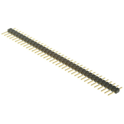 ASSMANN WSW AW140 Series Straight Through Hole Pin Header, 36 Contact(s), 2.54mm Pitch, 1 Row(s), Unshrouded