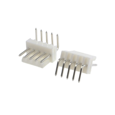 Molex KK 254 Series Right Angle Through Hole Pin Header, 5 Contact(s), 2.54mm Pitch, 1 Row(s), Unshrouded