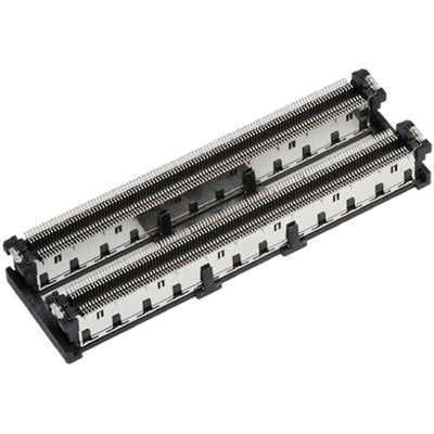 TE Connectivity Free Height Series Straight Surface Mount PCB Header, 440 Contact(s), 0.5mm Pitch, 2 Row(s), Shrouded