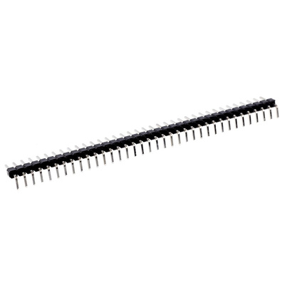 HARWIN M20 Series Right Angle Through Hole Pin Header, 36 Contact(s), 2.54mm Pitch, 1 Row(s), Unshrouded
