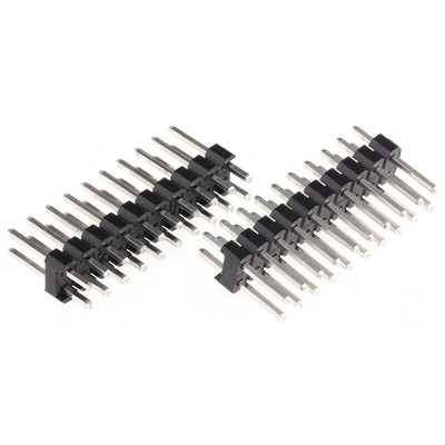 HARWIN M20 Series Straight Through Hole Pin Header, 20 Contact(s), 2.54mm Pitch, 2 Row(s), Unshrouded