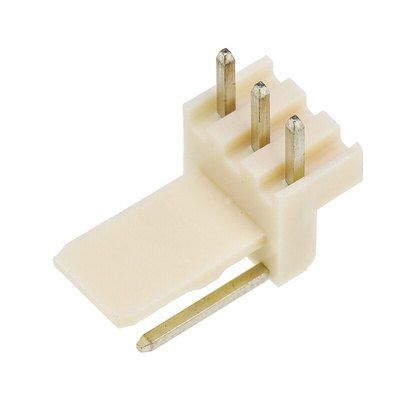 Molex Mini-Latch Series Right Angle Through Hole Pin Header, 3 Contact(s), 2.5mm Pitch, 1 Row(s), Unshrouded