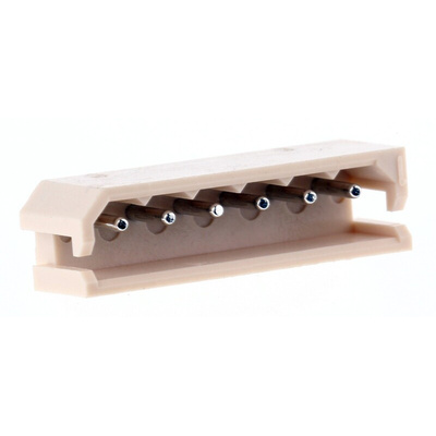 Molex SPOX Series Straight Through Hole PCB Header, 6 Contact(s), 2.5mm Pitch, 1 Row(s), Shrouded