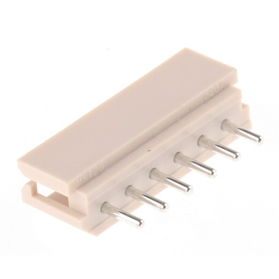 Molex SPOX Series Straight Through Hole PCB Header, 6 Contact(s), 2.5mm Pitch, 1 Row(s), Shrouded