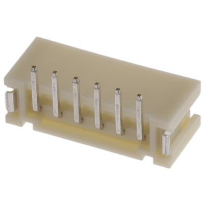 JST PH Series Straight Surface Mount PCB Header, 6 Contact(s), 2.0mm Pitch, 1 Row(s), Shrouded
