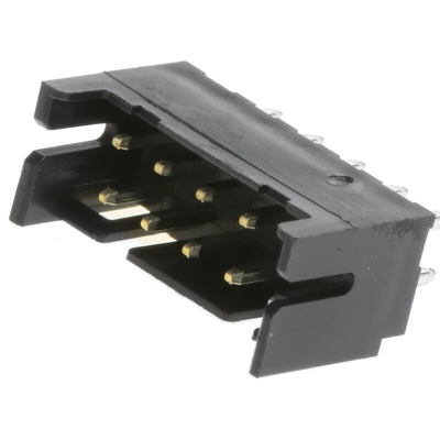 Hirose DF11 Series Straight Through Hole PCB Header, 10 Contact(s), 2.0mm Pitch, 2 Row(s), Shrouded