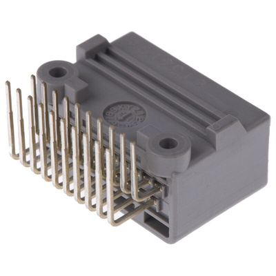 JAE MX34 Series Right Angle Through Hole PCB Header, 20 Contact(s), 2.2mm Pitch, 2 Row(s), Shrouded