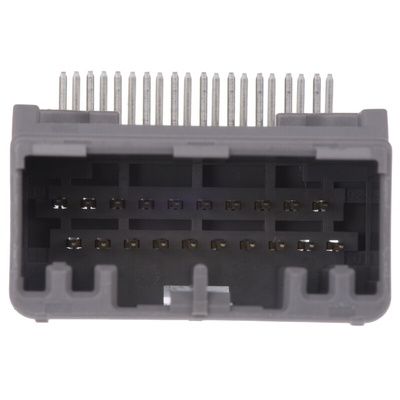 JAE MX34 Series Right Angle Through Hole PCB Header, 20 Contact(s), 2.2mm Pitch, 2 Row(s), Shrouded