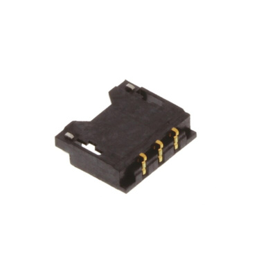 Molex Pico-Ezmate Series Straight Surface Mount PCB Header, 3 Contact(s), 1.2mm Pitch, 1 Row(s), Shrouded
