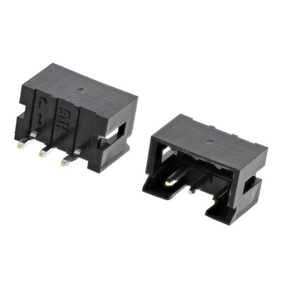 Hirose DF3 Series Straight Through Hole PCB Header, 3 Contact(s), 2.0mm Pitch, 1 Row(s), Shrouded