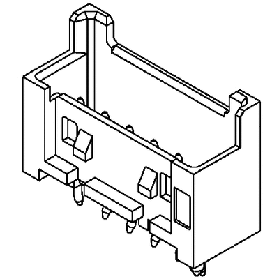 Molex Mini-Lock Series Straight Through Hole PCB Header, 8 Contact(s), 2.5mm Pitch, 1 Row(s), Shrouded