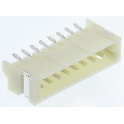 JST ZH Series Right Angle Surface Mount PCB Header, 8 Contact(s), 1.5mm Pitch, 1 Row(s), Shrouded