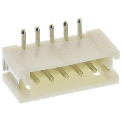 JST ZH Series Top Entry Surface Mount PCB Header, 5 Contact(s), 1.5mm Pitch, 1 Row(s), Shrouded