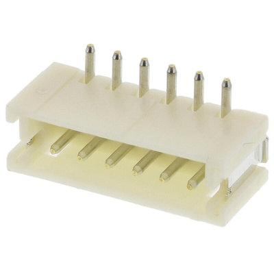JST ZH Series Top Entry Surface Mount PCB Header, 6 Contact(s), 1.5mm Pitch, 1 Row(s), Shrouded