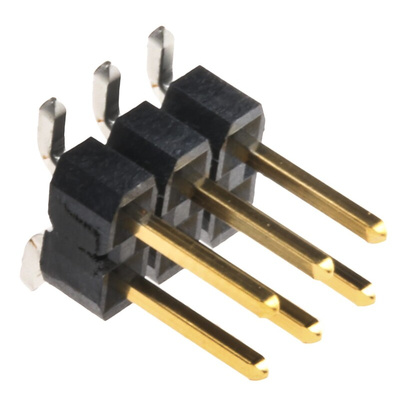 Samtec TSM Series Straight Surface Mount Pin Header, 6 Contact(s), 2.54mm Pitch, 2 Row(s), Unshrouded