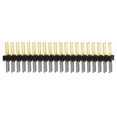Samtec TSW Series Straight Through Hole Pin Header, 40 Contact(s), 2.54mm Pitch, 2 Row(s), Unshrouded