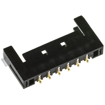 Molex Pico-Lock Series Right Angle Surface Mount PCB Header, 6 Contact(s), 1.5mm Pitch, 1 Row(s), Shrouded