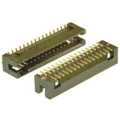Amphenol Communications Solutions Minitek127 Series Straight Surface Mount PCB Header, 10 Contact(s), 1.27mm Pitch, 2