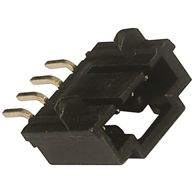 Molex SL Series Right Angle Surface Mount PCB Header, 2 Contact(s), 2.54mm Pitch, 1 Row(s), Shrouded