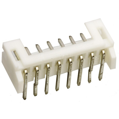 JST PH Series Right Angle Through Hole PCB Header, 8 Contact(s), 2.0mm Pitch, 1 Row(s), Shrouded
