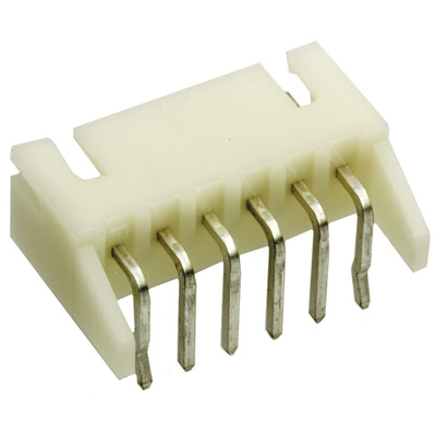 JST XH Series Right Angle Through Hole PCB Header, 6 Contact(s), 2.5mm Pitch, 1 Row(s), Shrouded