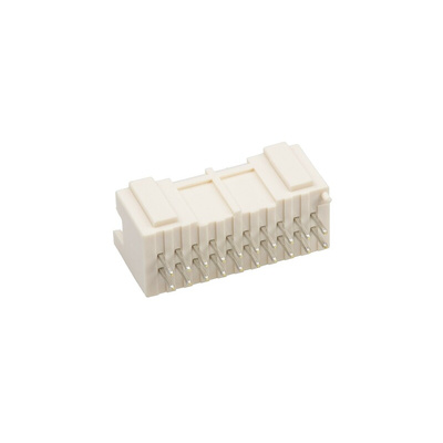JST PAD Series Straight Through Hole PCB Header, 20 Contact(s), 2.0mm Pitch, 2 Row(s), Shrouded