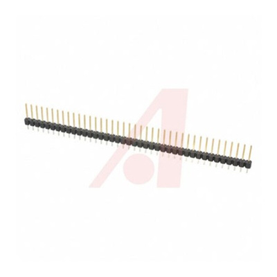 3M 2300 Series Straight Through Hole Pin Header, 40 Contact(s), 2.54mm Pitch, 1 Row(s), Unshrouded