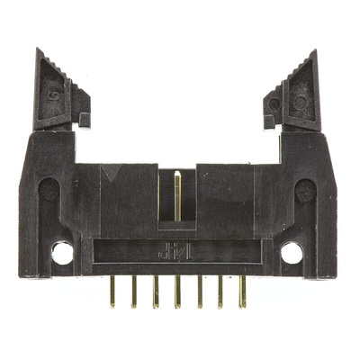 Amphenol T816 Series Straight Through Hole PCB Header, 14 Contact(s), 2.54mm Pitch, 2 Row(s), Shrouded