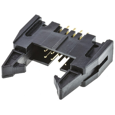 Amphenol T816 Series Straight Through Hole PCB Header, 8 Contact(s), 2.54mm Pitch, 2 Row(s), Shrouded