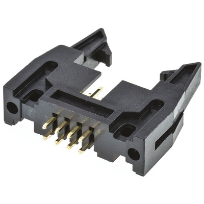 Amphenol T816 Series Straight Through Hole PCB Header, 8 Contact(s), 2.54mm Pitch, 2 Row(s), Shrouded