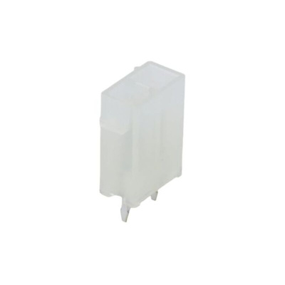 Molex Mini-Fit Jr. Series Straight Through Hole PCB Header, 2 Contact(s), 4.2mm Pitch, 2 Row(s), Shrouded