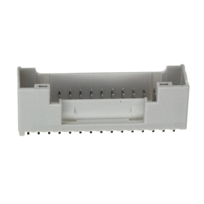 JST PUD Series Straight Through Hole PCB Header, 30 Contact(s), 2.0mm Pitch, 2 Row(s), Shrouded