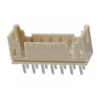 JST PHD Series Straight Through Hole PCB Header, 14 Contact(s), 2.0mm Pitch, 2 Row(s), Shrouded