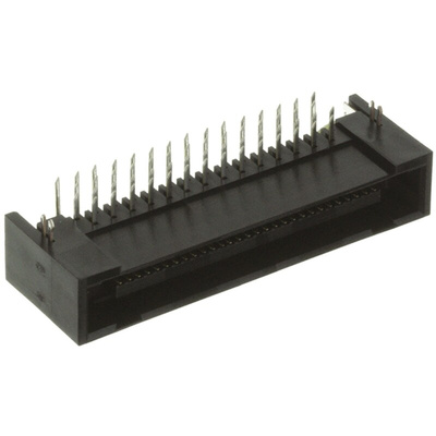 JAE TX25 Series Right Angle Through Hole PCB Header, 30 Contact(s), 1.27mm Pitch, 2 Row(s), Shrouded