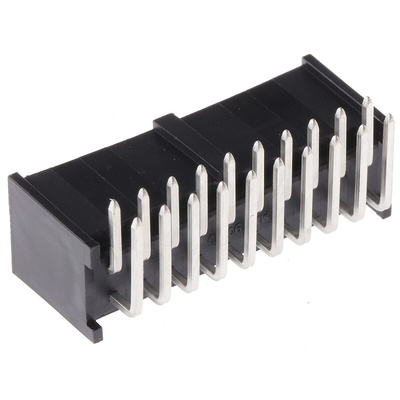 Molex C-Grid III Series Right Angle Through Hole PCB Header, 20 Contact(s), 2.54mm Pitch, 2 Row(s), Shrouded