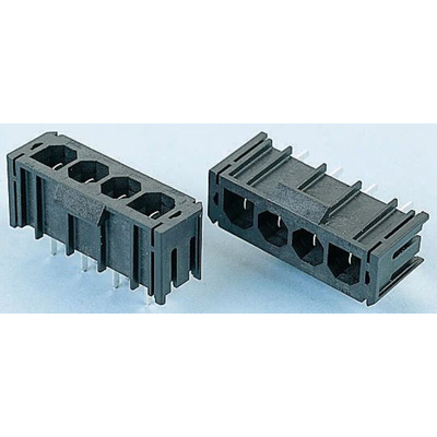 Molex Sabre Series Straight Through Hole PCB Header, 2 Contact(s), 7.5mm Pitch, 1 Row(s), Shrouded