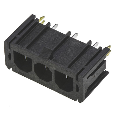 Molex Sabre Series Straight Through Hole PCB Header, 3 Contact(s), 7.5mm Pitch, 1 Row(s), Shrouded