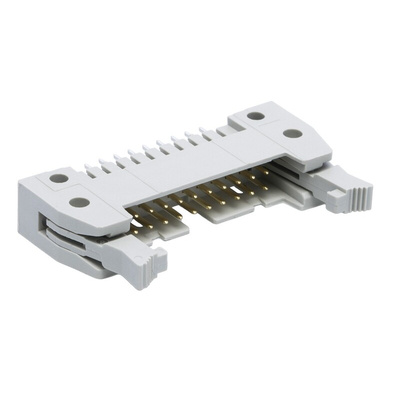 Harting SEK 18 Series Straight Through Hole PCB Header, 20 Contact(s), 2.54mm Pitch, 2 Row(s), Shrouded