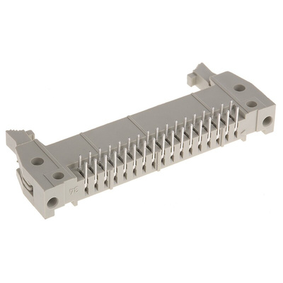 HARTING SEK 18 Series Right Angle Through Hole PCB Header, 34 Contact(s), 2.54mm Pitch, 2 Row(s), Shrouded