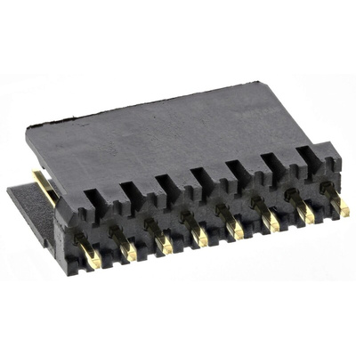 Stelvio Kontek 475 Series Straight Through Hole PCB Header, 8 Contact(s), 2.54mm Pitch, 1 Row(s), Shrouded