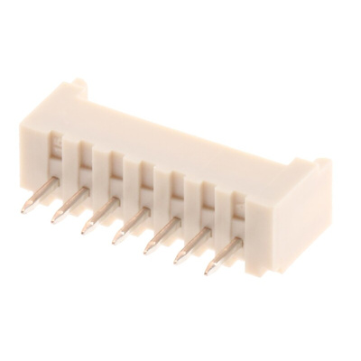 Molex PicoBlade Series Straight Through Hole PCB Header, 7 Contact(s), 1.25mm Pitch, 1 Row(s), Shrouded